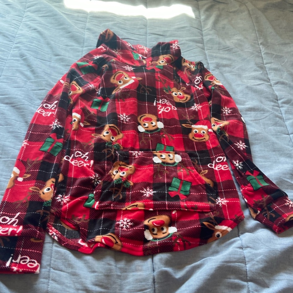 Pj hoodie | very stretchy | Christmas | s/ch 3-5